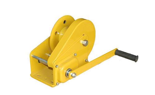 Self-locking principle of hand winch